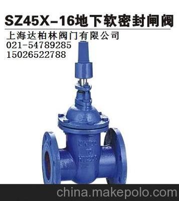 SZ45X-16地下软密封闸阀图片,SZ45X-16地下软密封闸阀图片大全,上海达柏林阀门厂-